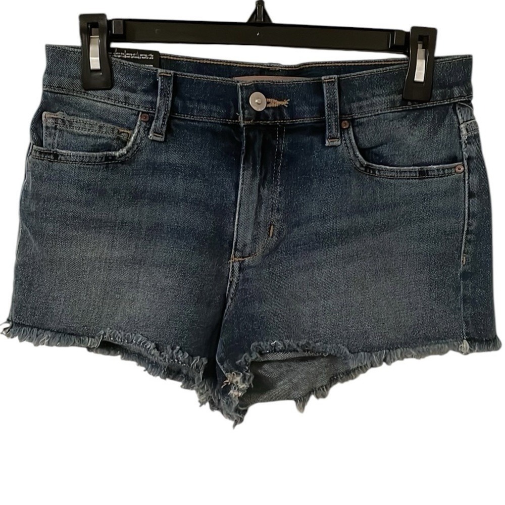 Joe's Women's Blue Andreea Cut Off Frayed Short Denim‎ Shorts Size 26